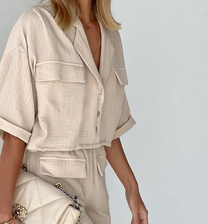 Ensemble d'été en coton léger