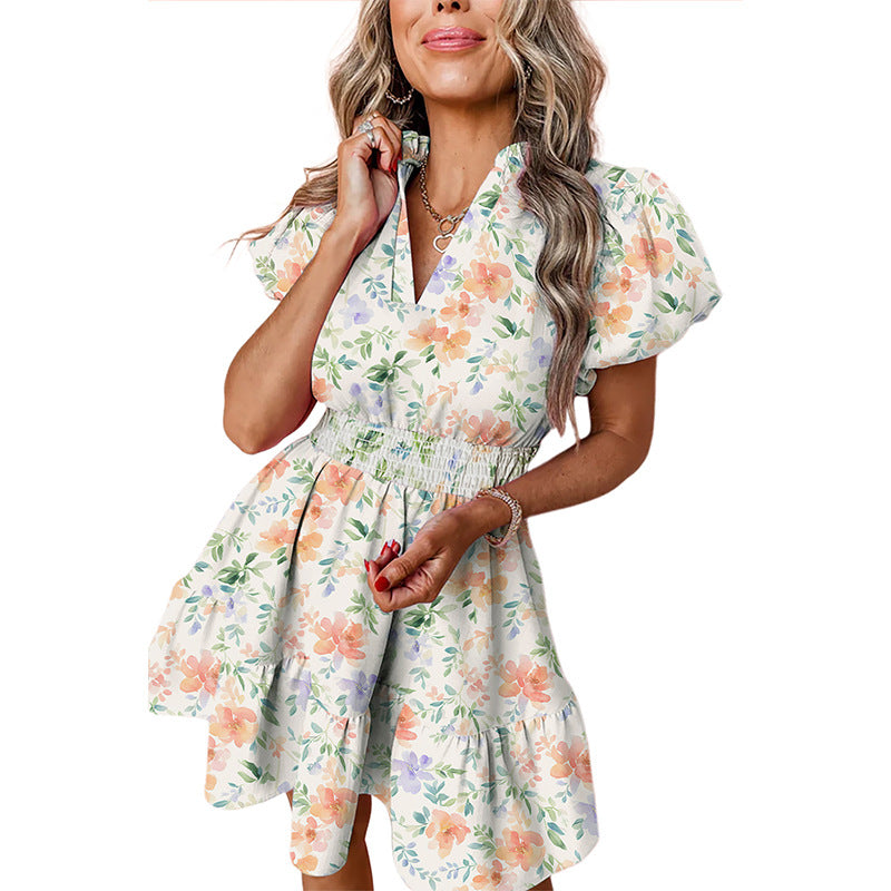 Robe Pull Femme Cintrée Imprimée