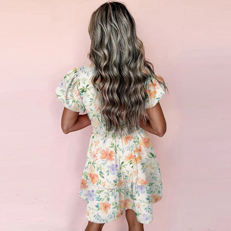 Robe Pull Femme Cintrée Imprimée